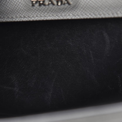 Prada Saffiano Cuir Medium Double Bag Marmo 15 of 16