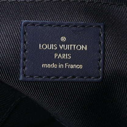 Louis Vuitton Monogram Bleach Keepall Bandouliere 25 Ink Blue 6 of 9
