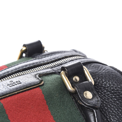 Gucci Calfskin Vintage Web Small Boston Black 12 of 21