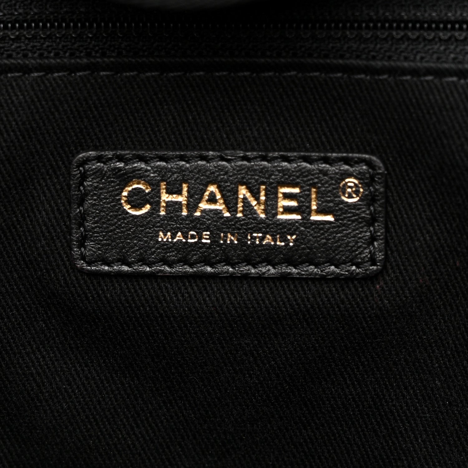 Chanel Mixed Fibers Calfskin Striped Medium Deauville Tote Black 6 of 10