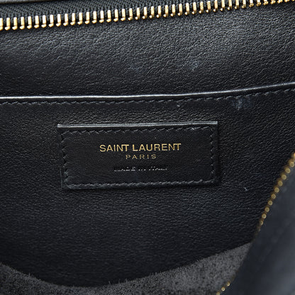 Saint Laurent Calfskin Small Monogram Cabas Black 6 of 24