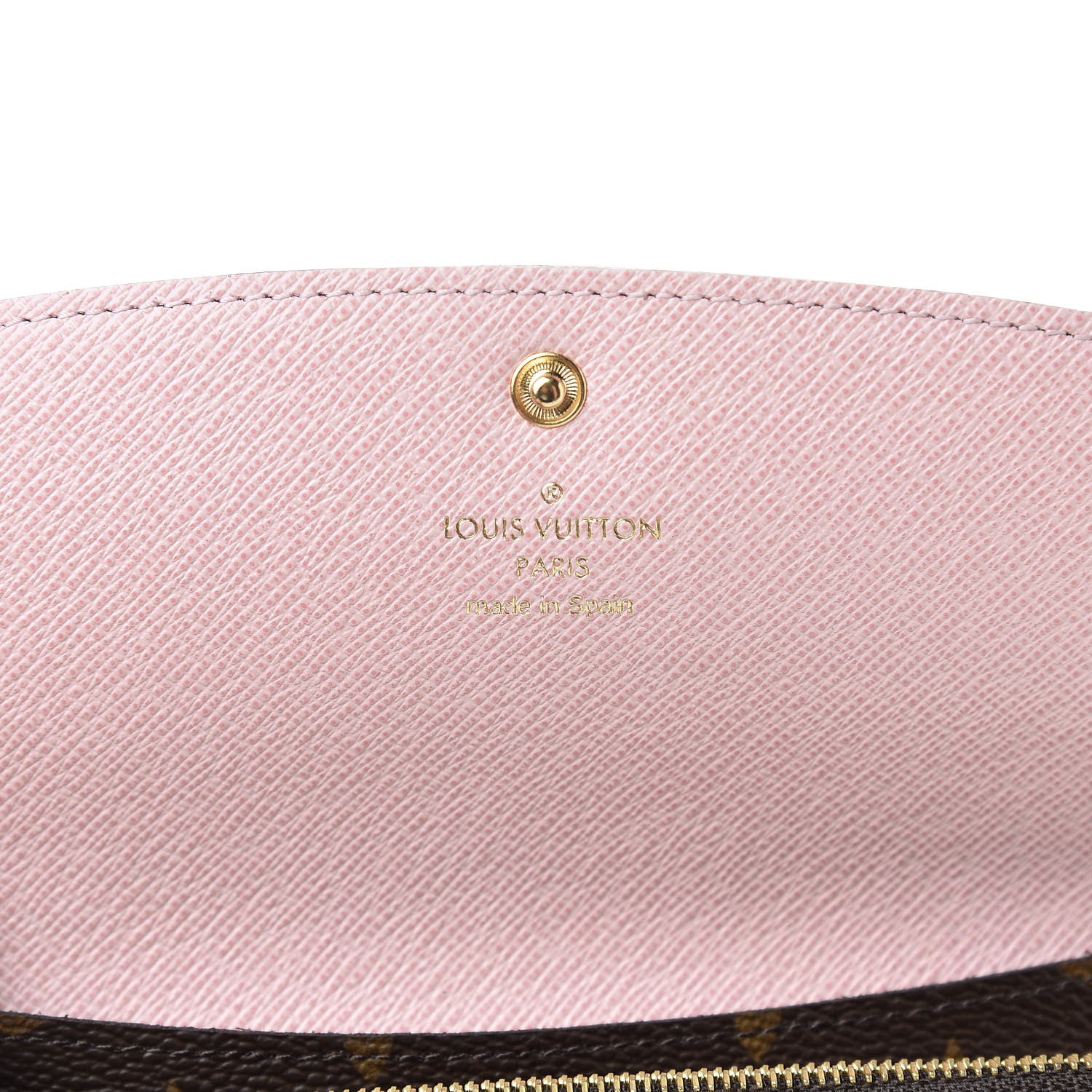 Louis Vuitton Monogram Emilie Wallet Rose Ballerine 6 of 8