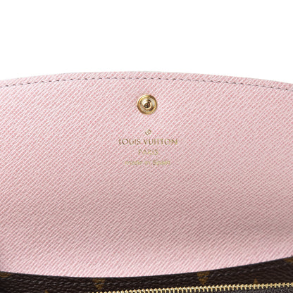 Louis Vuitton Monogram Emilie Wallet Rose Ballerine 6 of 8