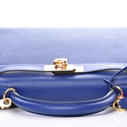 Hermes Epsom Kelly Sellier 28 Bleu Electrique 33 of 35