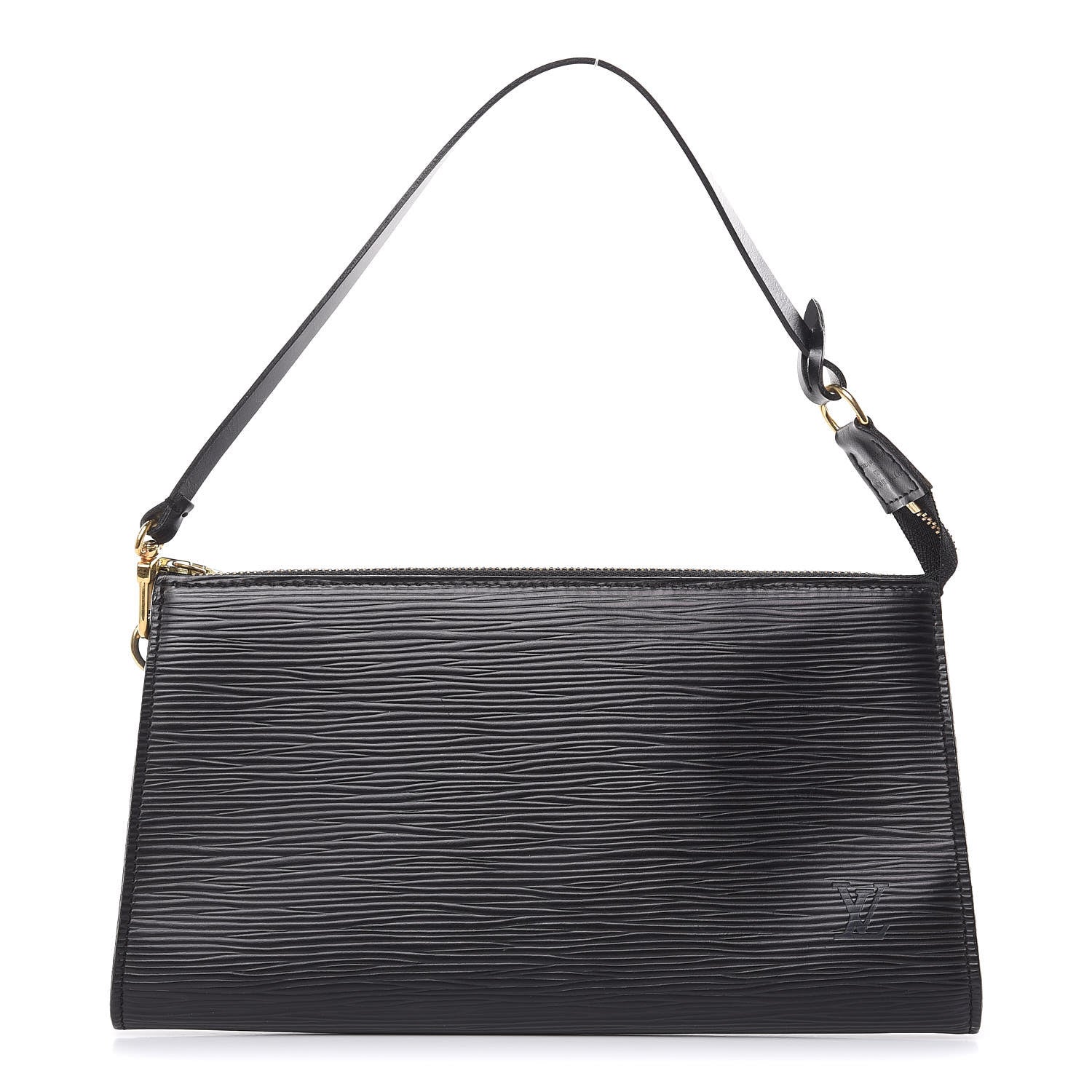 Louis Vuitton Epi Pochette Accessories 24 Black 1 of 9