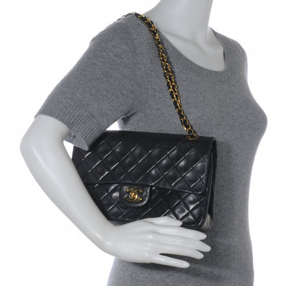 Chanel Lambskin Medium Double Flap Black 2 of 8