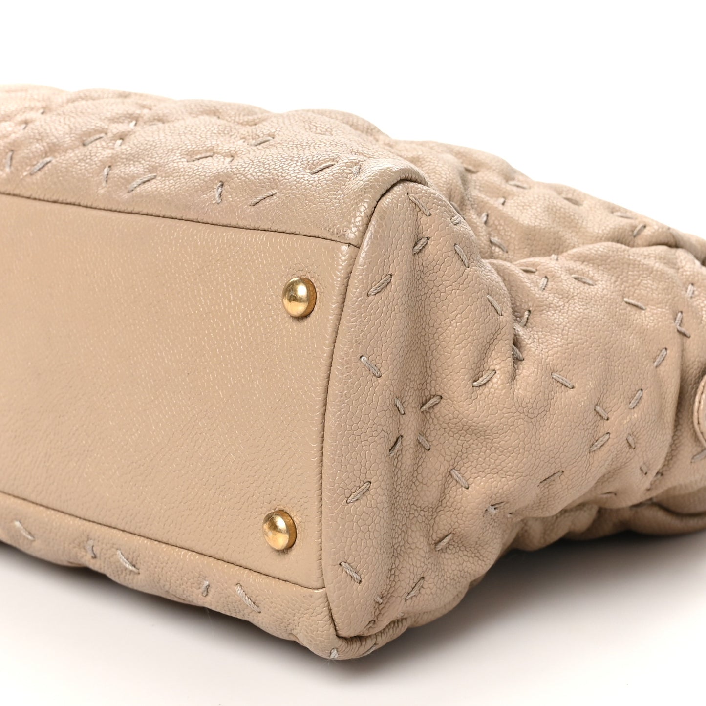 Caviar Wild Stitch Tote Beige