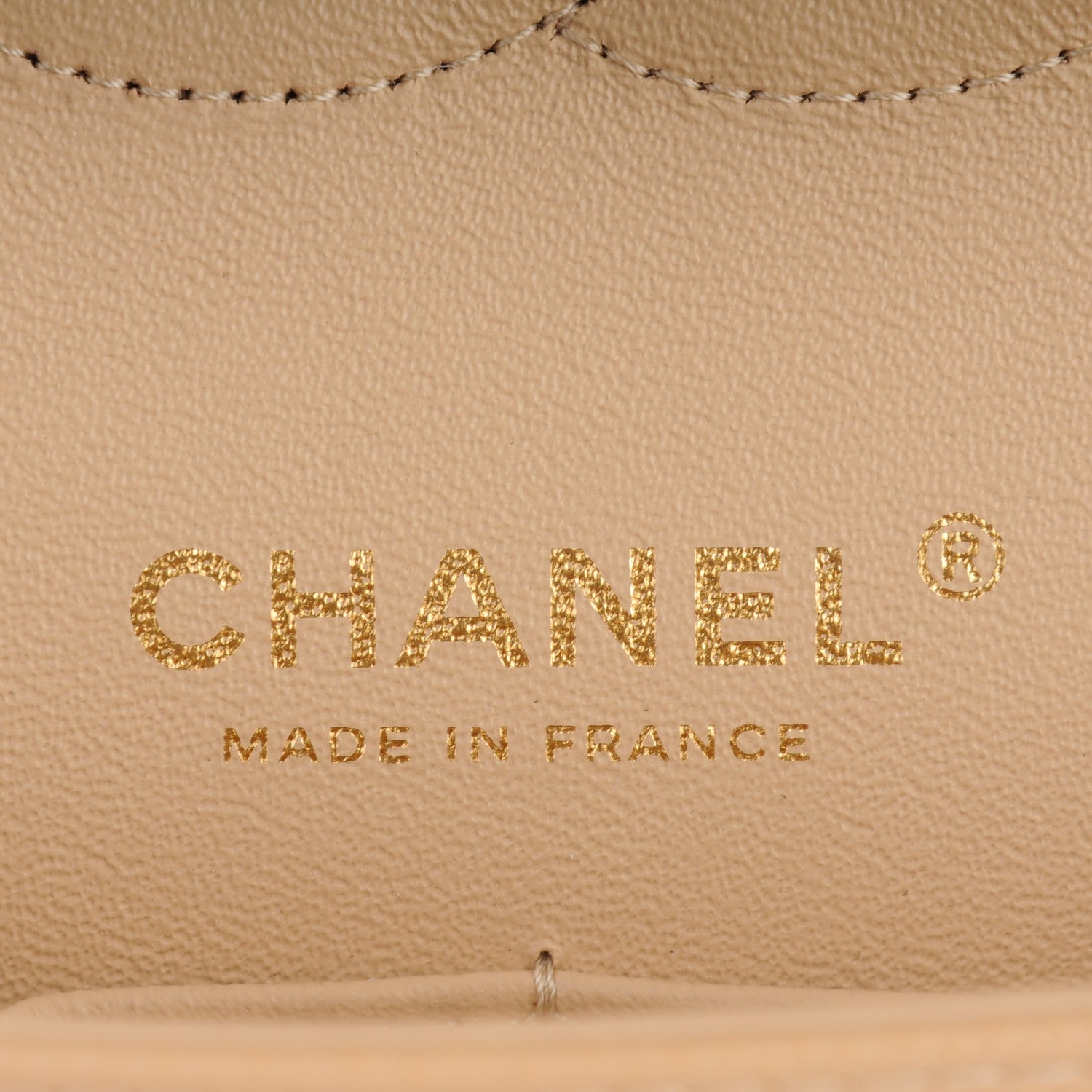 Chanel Caviar Quilted Medium Double Flap Beige Clair 7 of 8