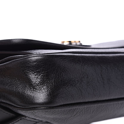 Gucci Fluffy Calfskin Morpheus Belt Bag 85 34 Black 8 of 9