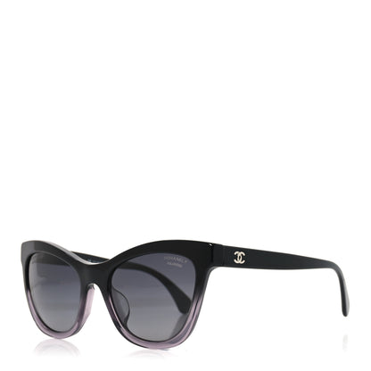Chanel Polarized Acetate CC Cat Eye Summer Sunglasses 5350 Black 1 of 7