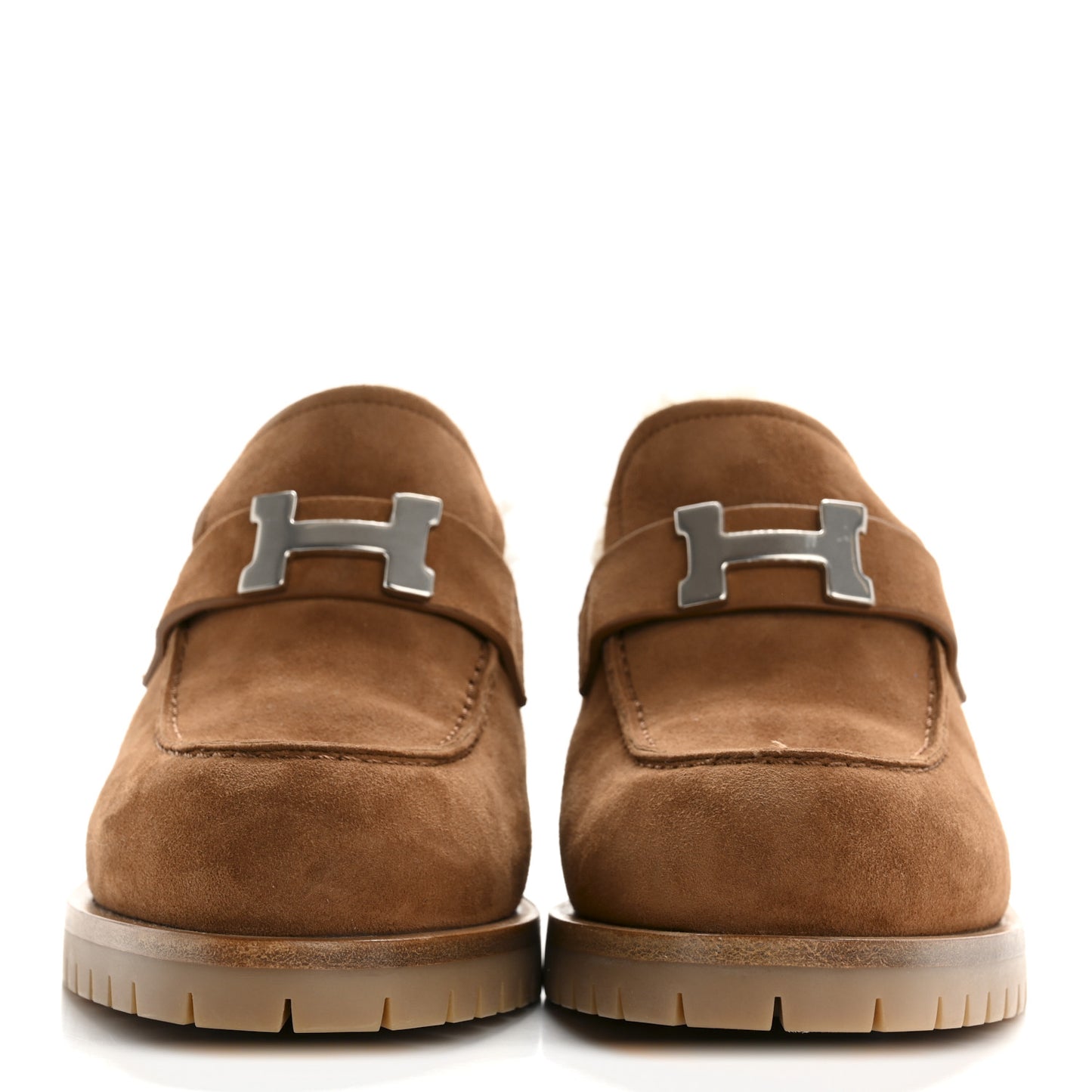 Suede Goatskin Woolskin Flore 60 Mules 38 Brun Amourette Ecru
