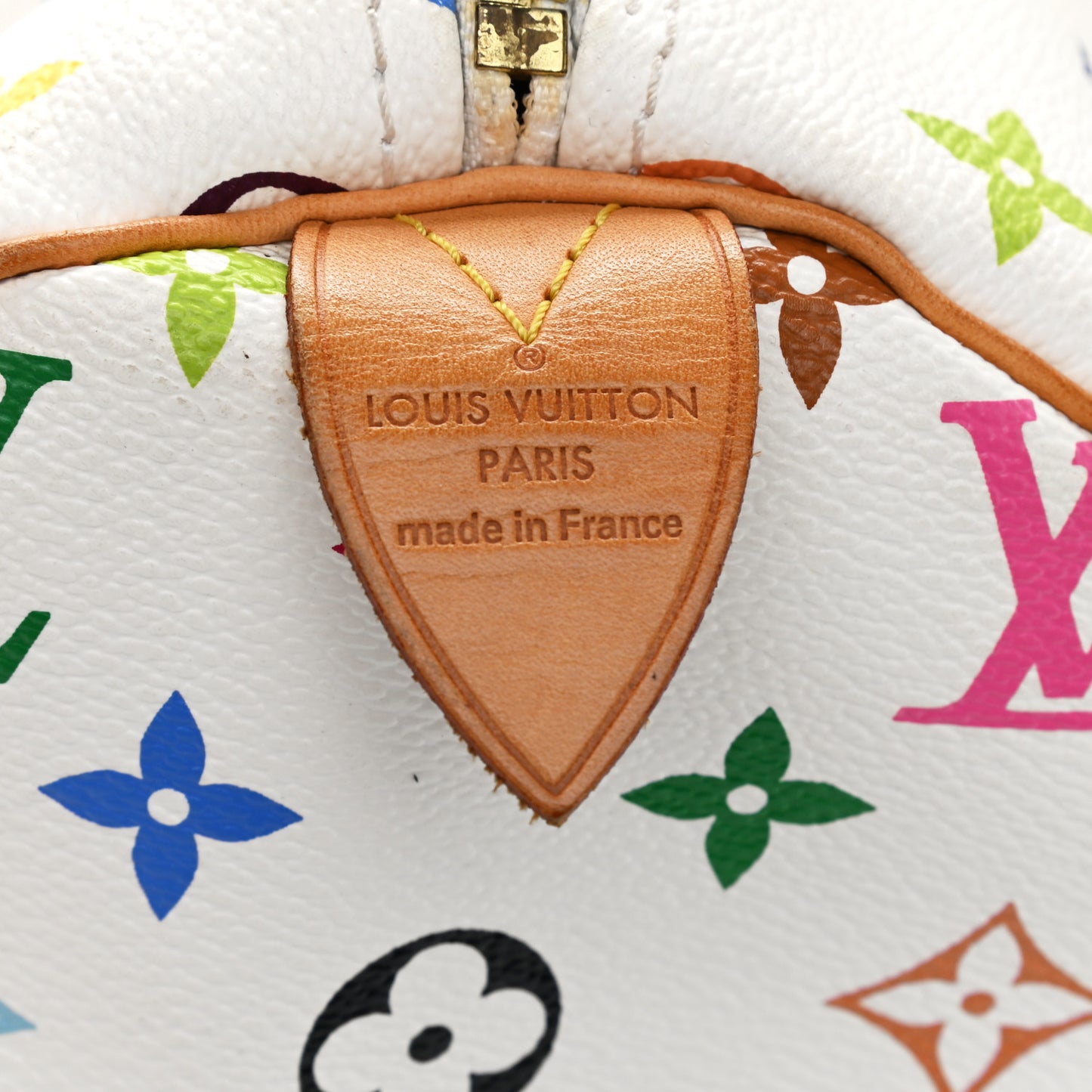 Monogram Multicolor Speedy 30 White