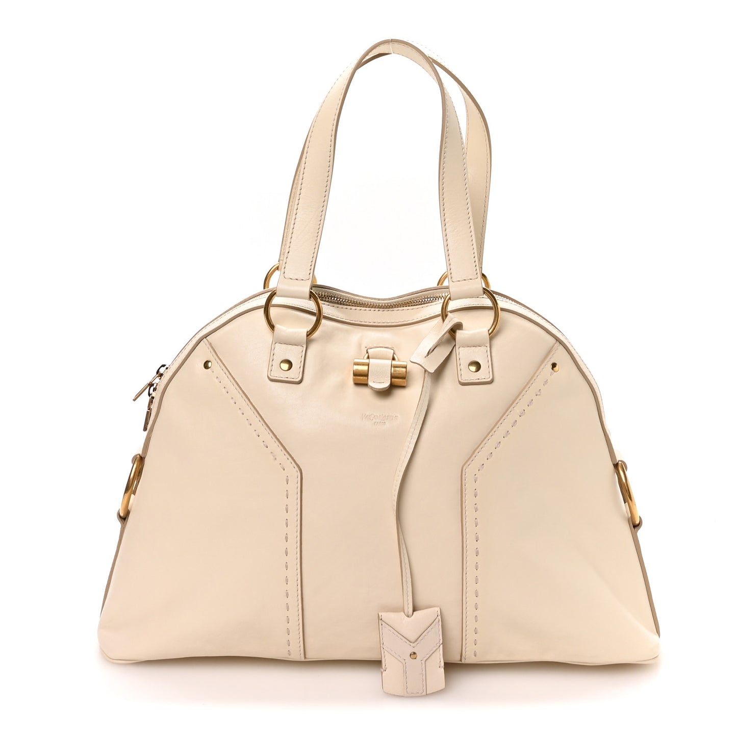 Calfskin Large Muse Ivory