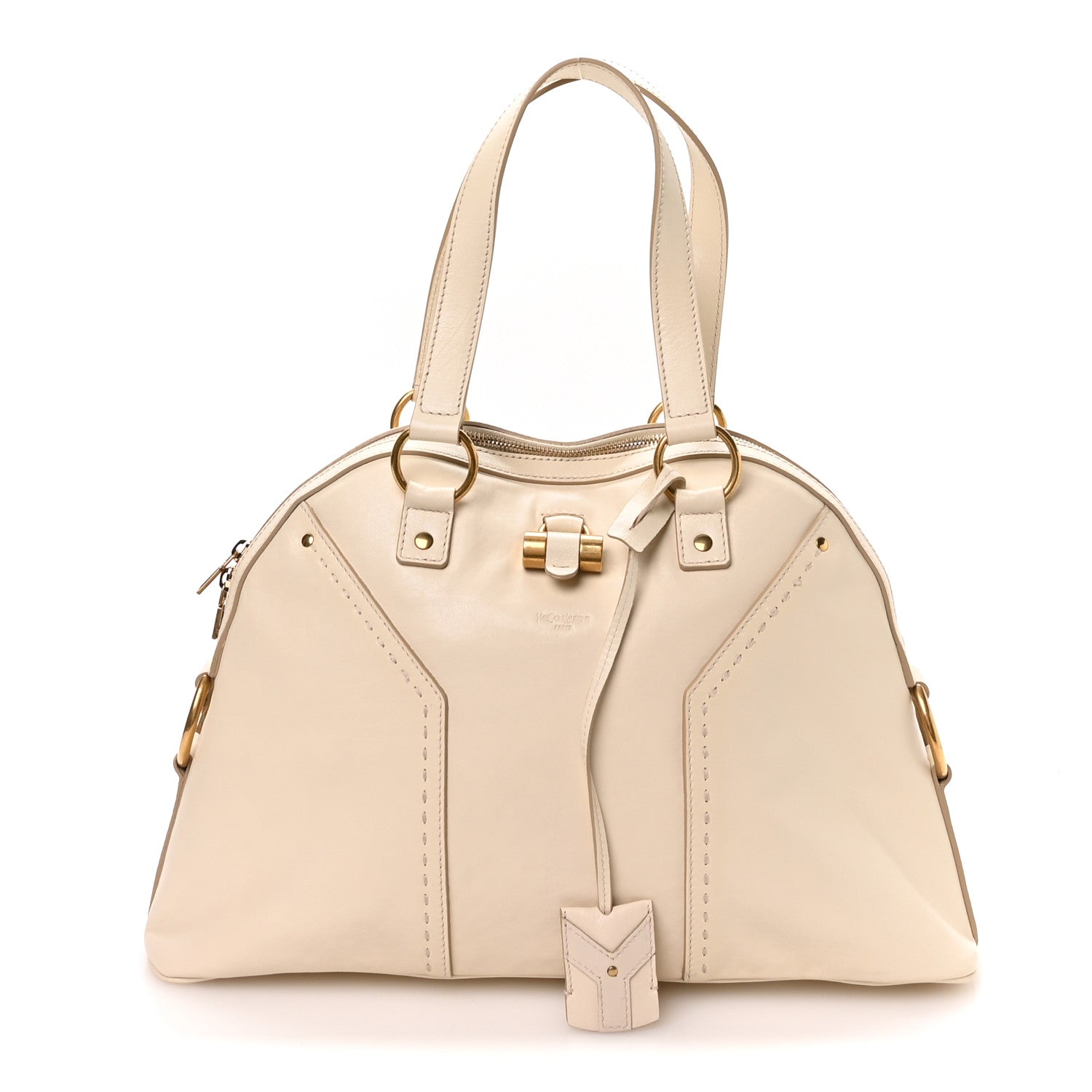 Saint Laurent Calfskin Large Muse Ivory 1 of 11