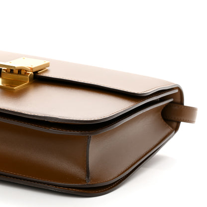 Celine Box Calfskin Medium Classic Box Flap Bag Camel 10 of 11