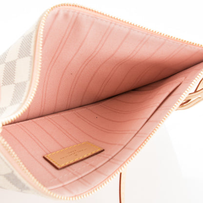 Louis Vuitton Damier Azur Tahitienne Neverfull MM 9 of 9