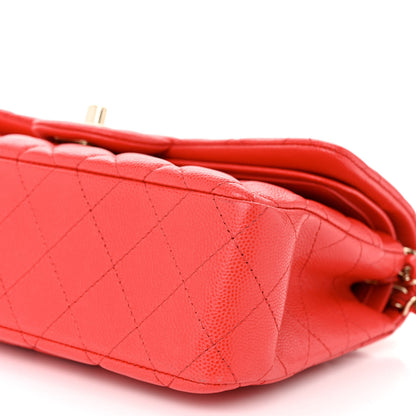 Chanel Caviar Quilted Small Double Flap Red 10 of 10