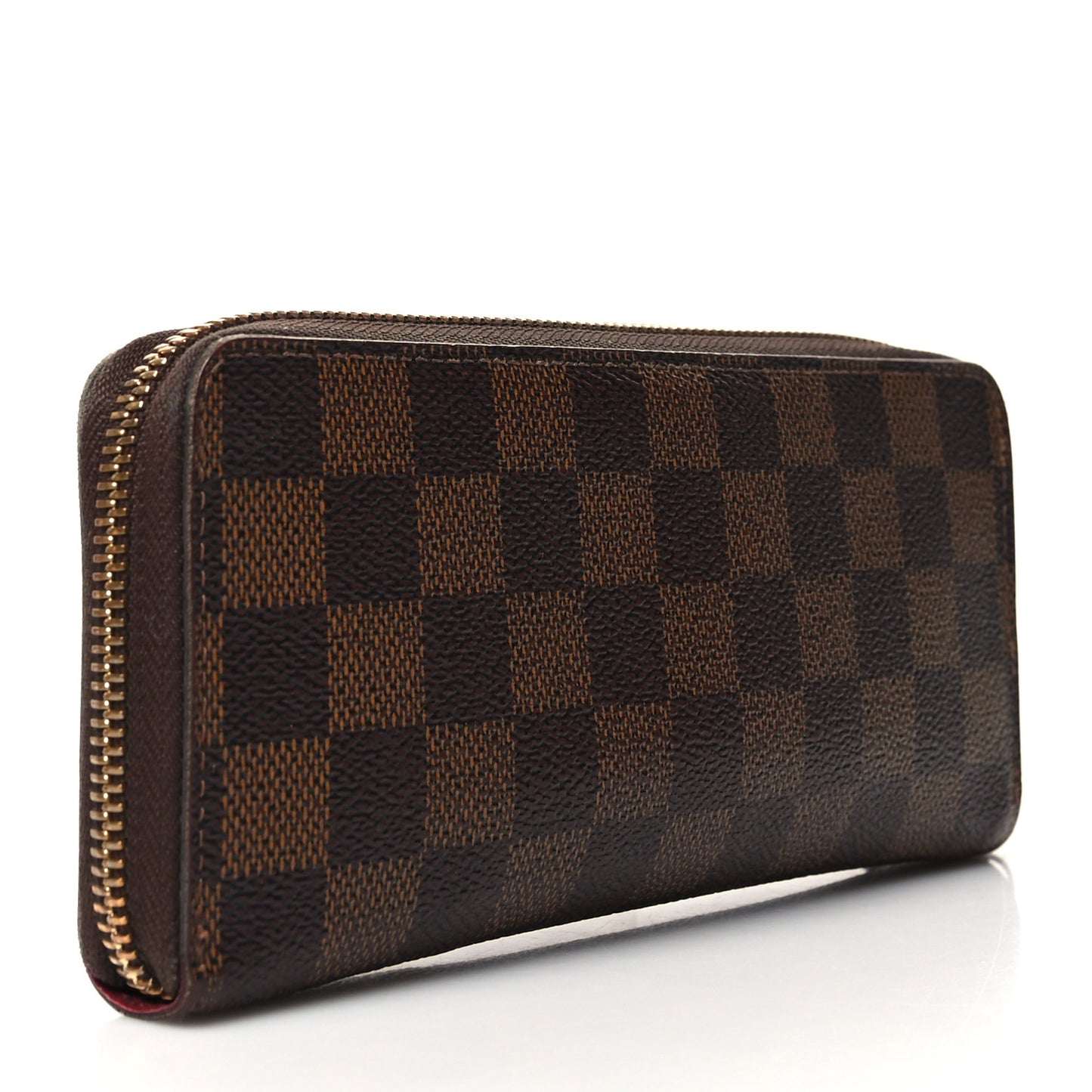 Damier Ebene Clemence Wallet Cherry
