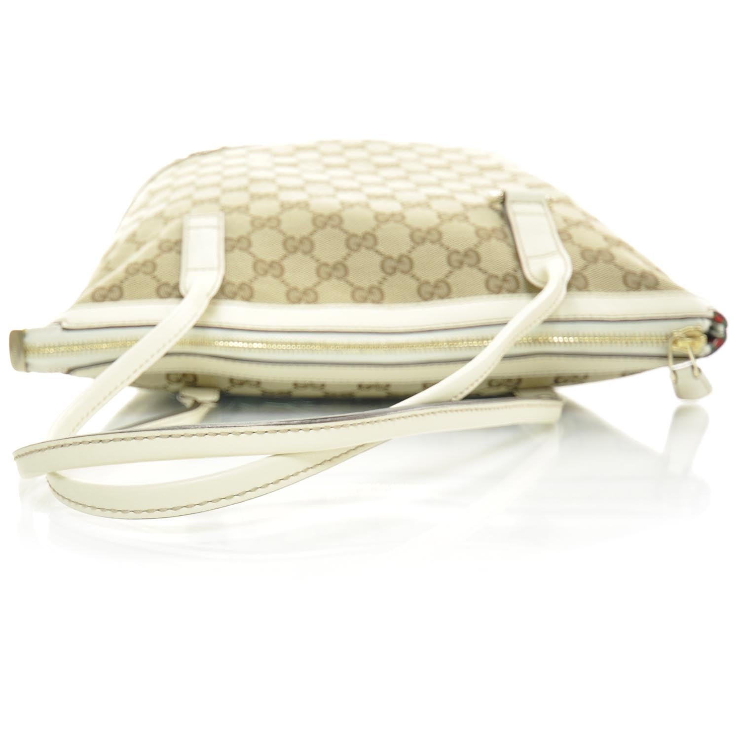 Gucci Monogram New Britt Tote Ivory 5 of 10