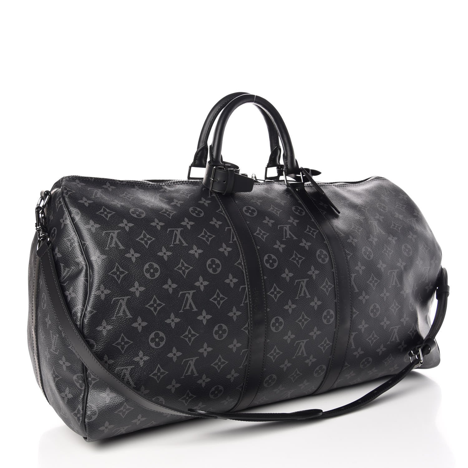 Louis Vuitton Monogram Eclipse Keepall Bandouliere 55 3 of 10