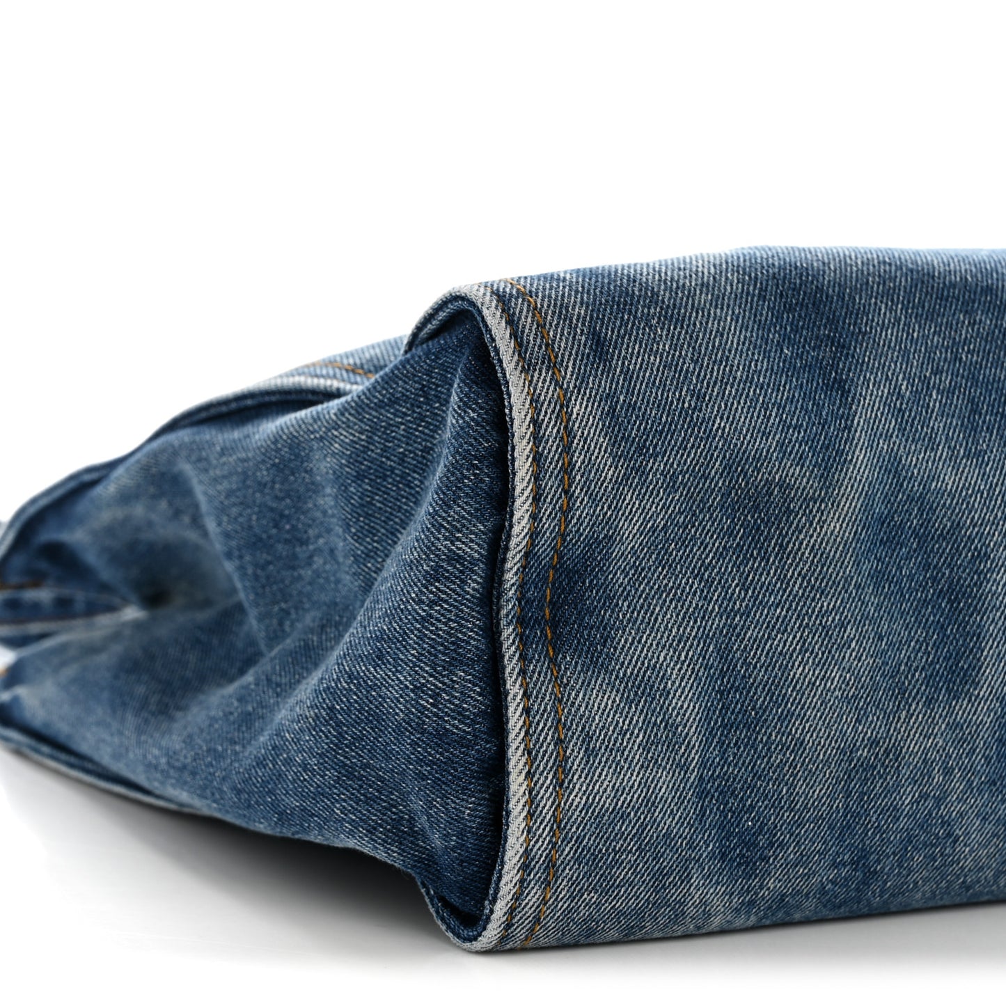 Denim Medium Shopping Bag Blue