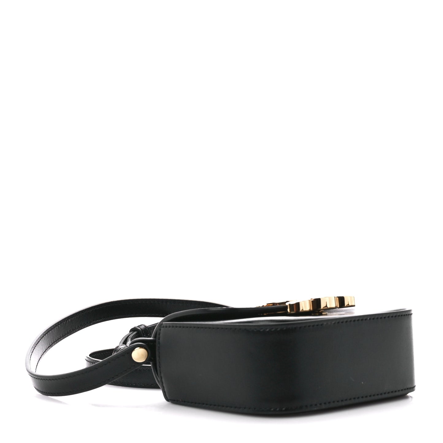 Shiny Calfskin Mini Triomphe Black