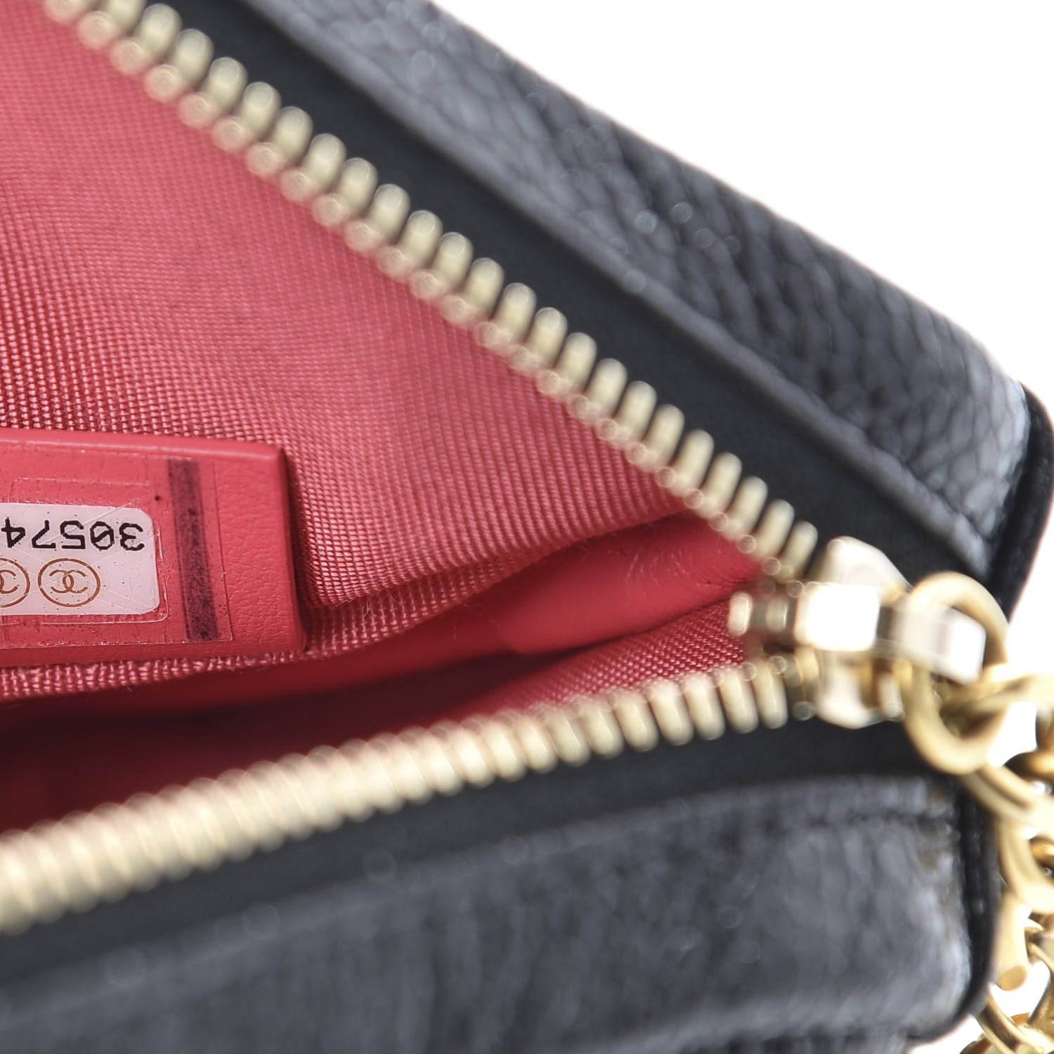Chanel Caviar Quilted Coin Purse Belt Bag Black 7 of 10