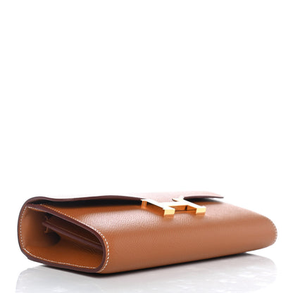 Hermes Epsom Constance Long Wallet To Go Gold 4 of 4