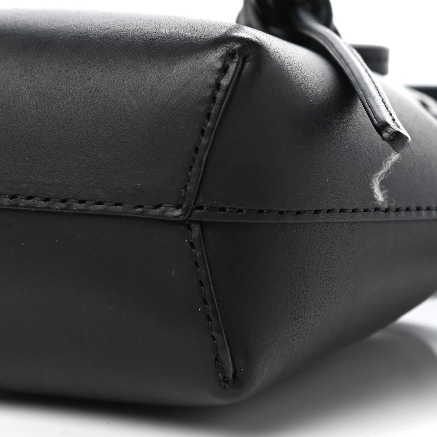 Mansur Gavriel Calfskin Baby Bucket Bag Black Flamma 9 of 9
