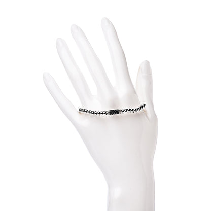 John Hardy Sterling Silver Black Diamond Bead Bracelet 2 of 4
