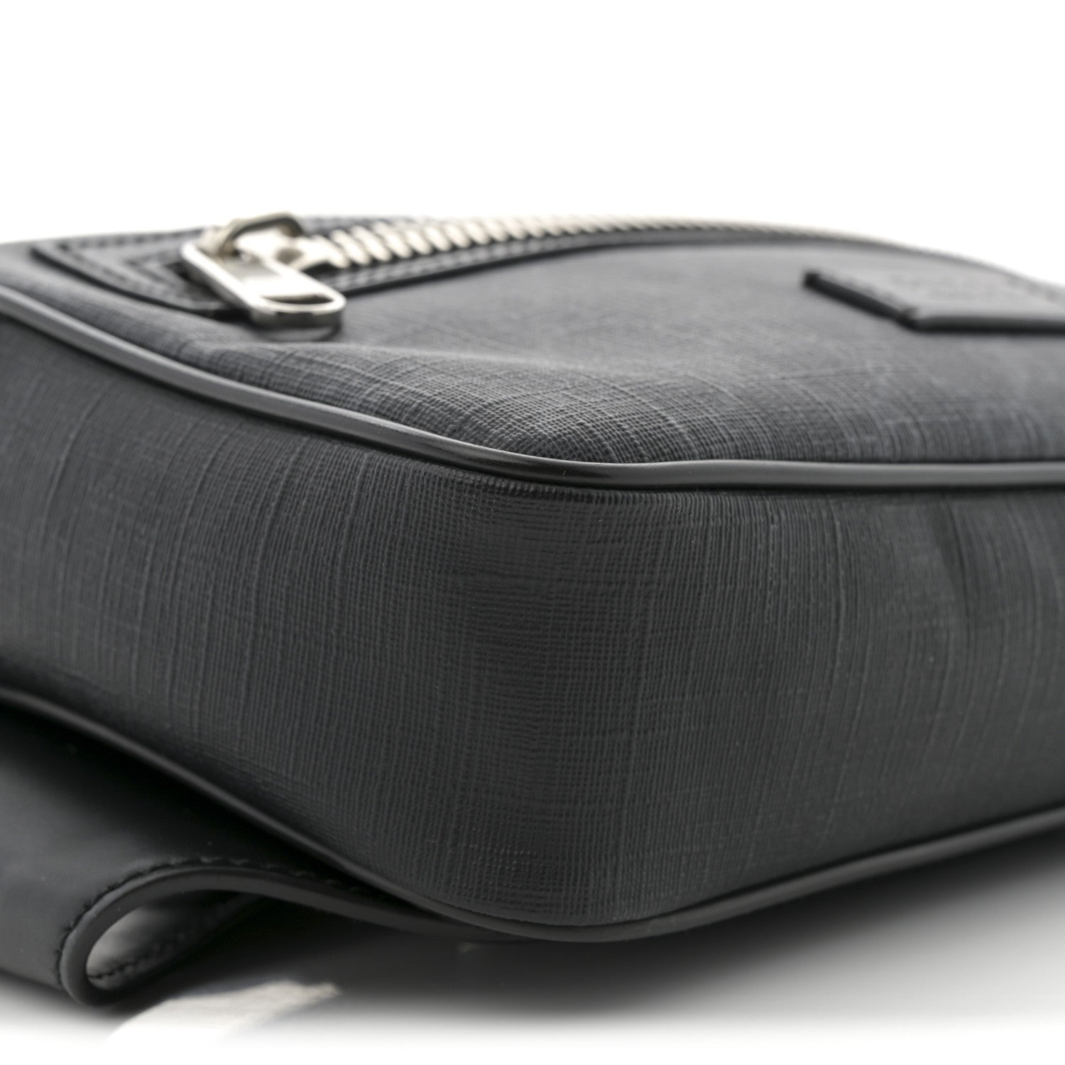 Gucci Soft GG Supreme Monogram Web Belt Bag Black Grey 9 of 10