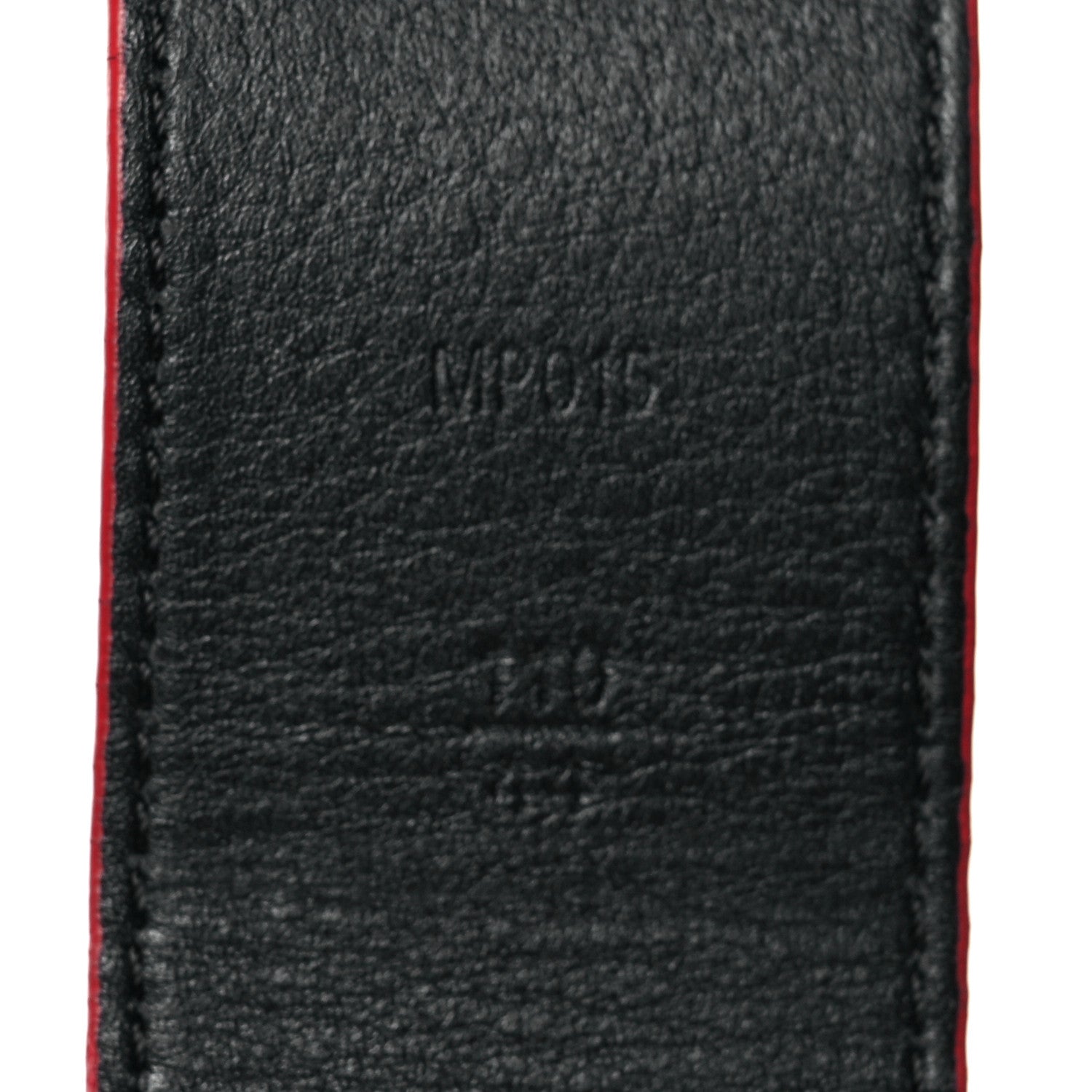 Louis Vuitton X SUPREME Calfskin Monogram 40mm LV Initiales Belt 110 44 Red 6 of 6