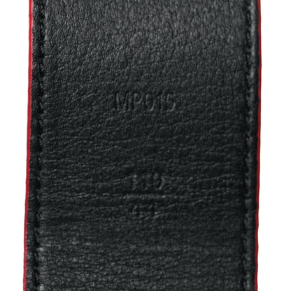 Louis Vuitton X SUPREME Calfskin Monogram 40mm LV Initiales Belt 110 44 Red 6 of 6