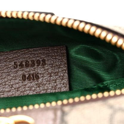 Gucci Soft GG Supreme Monogram Calfskin Medium Ophidia Cosmetic Case Beige Ebony New Acero 7 of 10