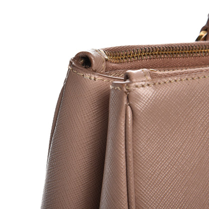 Prada Saffiano Large Galleria Double Zip Tote Cammeo 10 of 17