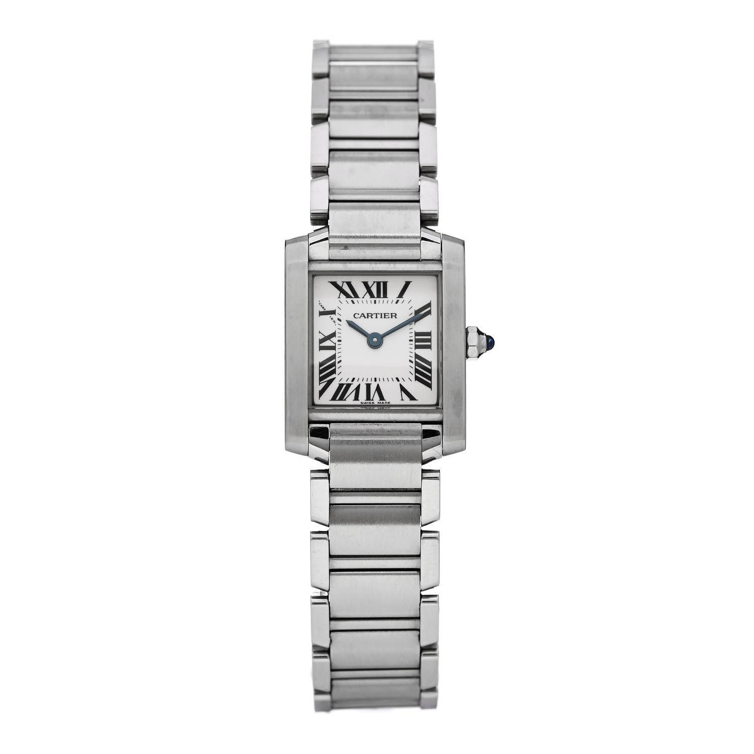 Cartier Stainless Steel 20mm Tank Francaise Quartz Watch 1 of 4