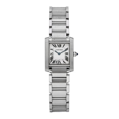 Cartier Stainless Steel 20mm Tank Francaise Quartz Watch 1 of 4