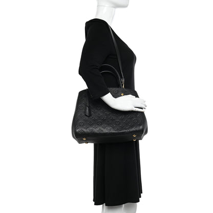 Louis Vuitton Empreinte Montaigne MM Black 2 of 10