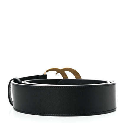 Gucci Calfskin Double G 40mm Belt 115 46 Black 2 of 8