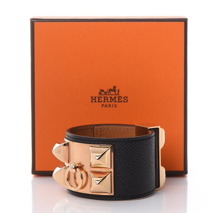 Hermes Epsom Collier de Chien CDC Bracelet S Black 9 of 9