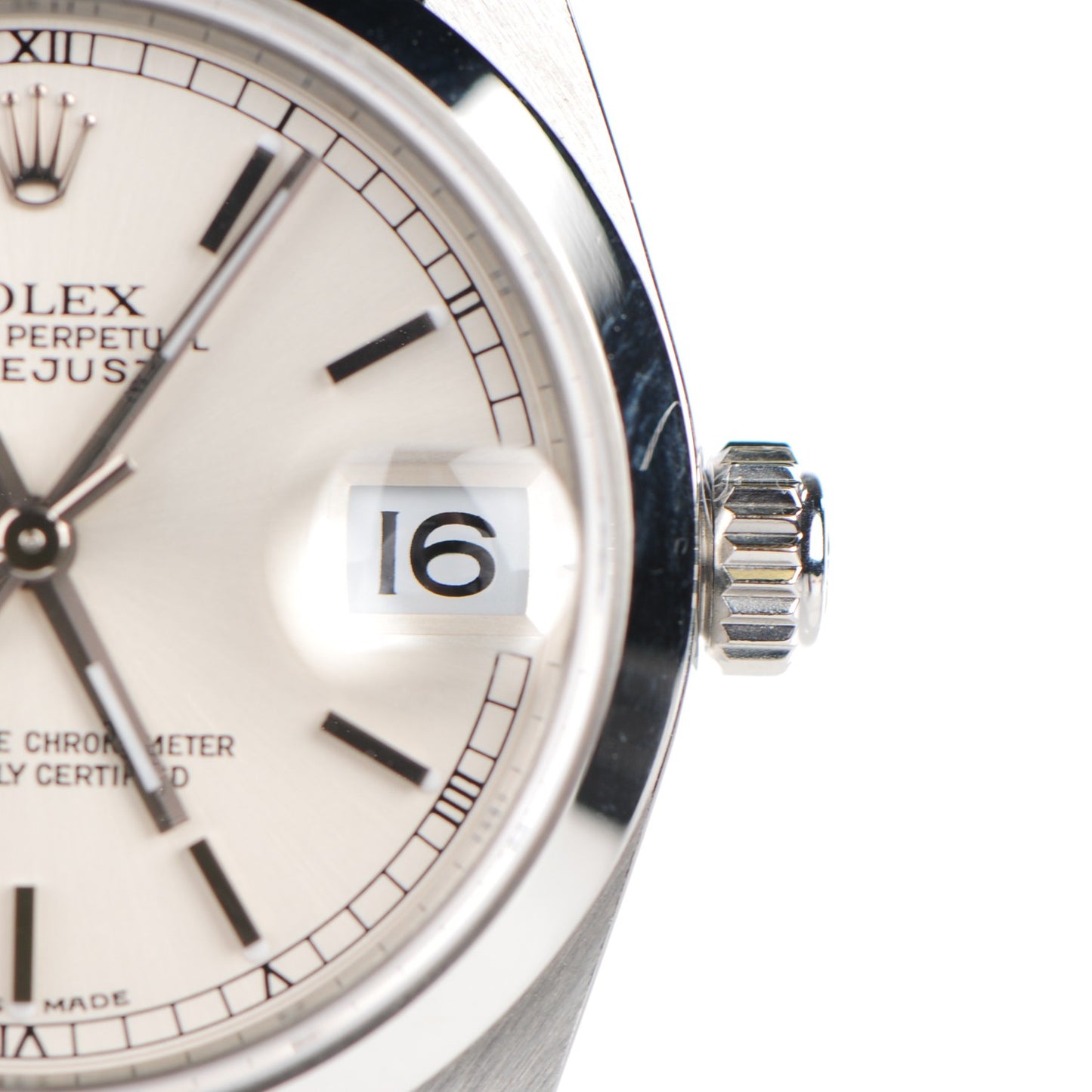 Stainless Steel 31mm Oyster Perpetual Datejust Watch White 78240