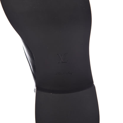 Louis Vuitton Calfskin Wonderland Ranger Boots 39 Black 6 of 9
