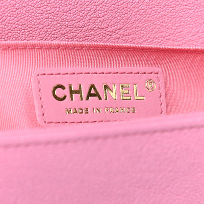 Chanel Caviar Quilted Medium Boy Flap Light Pink 6 of 9