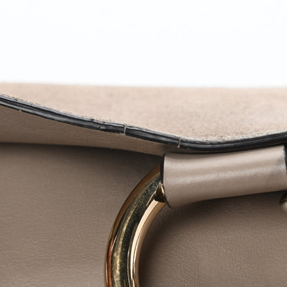 Chloe Suede Calfskin Small Faye Shoulder Bag Motty Grey 13 of 13