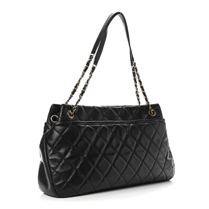 Chanel Caviar Quilted Timeless CC Soft Tote Black 2 of 4