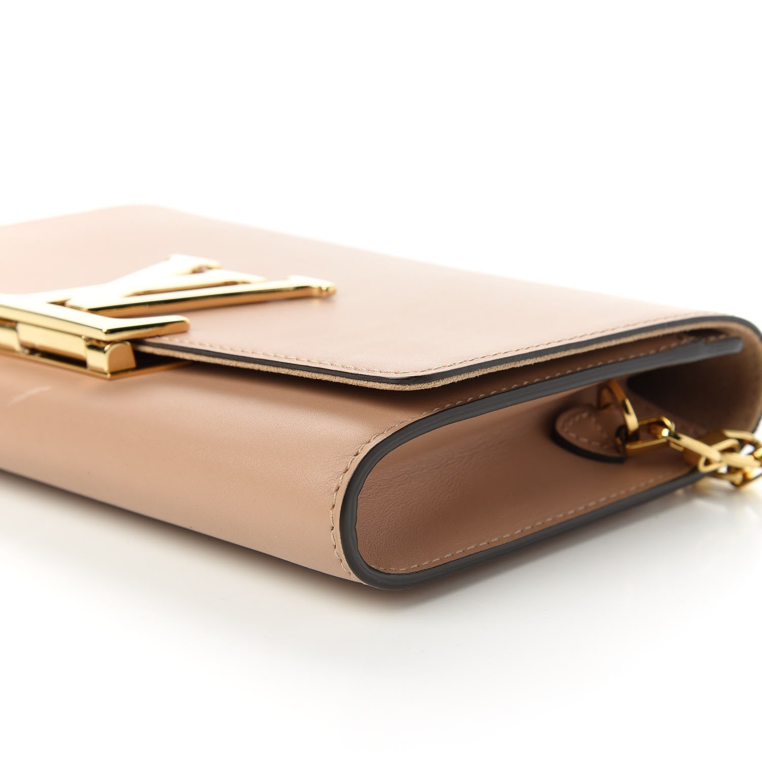 Louis Vuitton Calfskin Chain Louise GM Nude 7 of 11