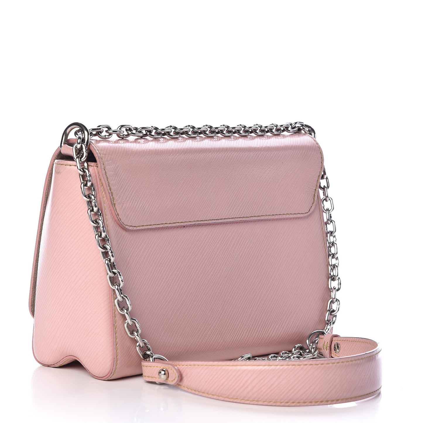 Epi Twist Shoulder Bag MM Rose Ballerine