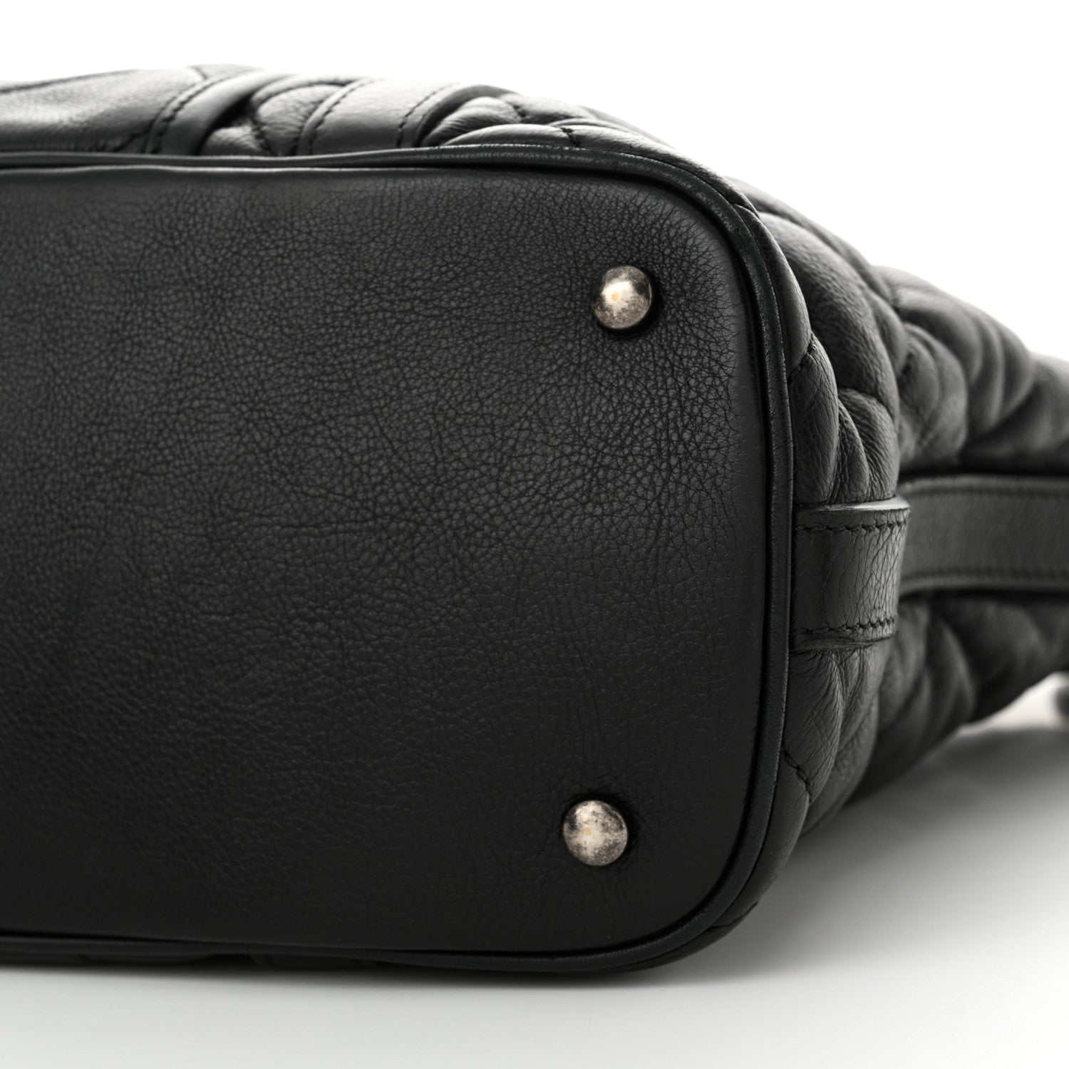 Chanel Calfskin Quilted Small Casual Riviera Tote Black 11 of 13