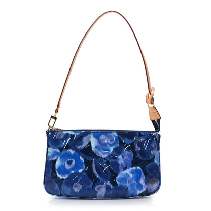 Louis Vuitton Vernis Ikat Pochette Accessories NM Grand Blue 1 of 9