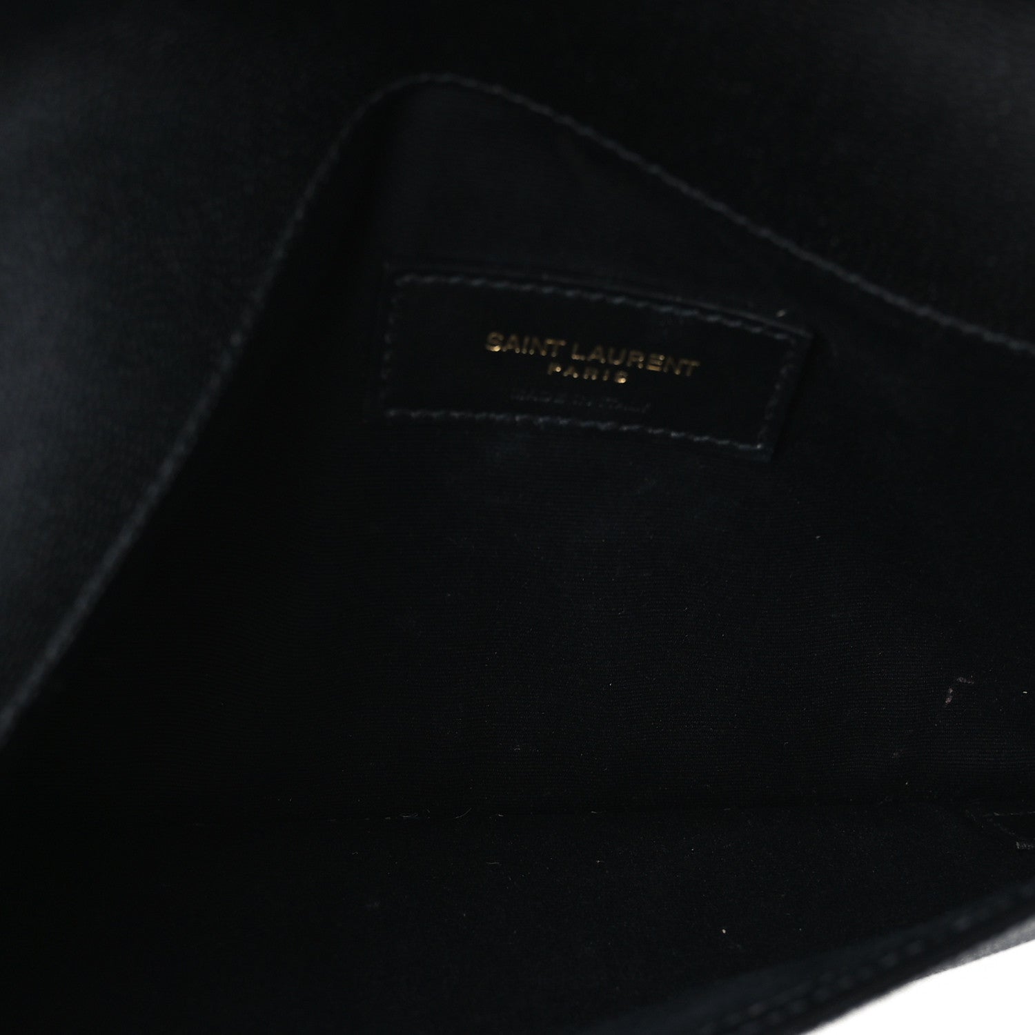 Saint Laurent Grain De Poudre Uptown Pouch Black 5 of 9